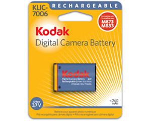 Kodak Li-Ion Rechargeable Digital Camera Battery KLIC-7006 Lithium-Ion (Li-Ion) 740 mAh