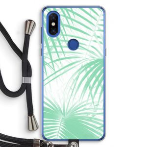 Palmbladeren: Xiaomi Mi Mix 3 Transparant Hoesje met koord
