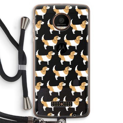 Doggy: Motorola Moto Z Force Transparant Hoesje met koord