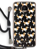 Doggy: Motorola Moto Z Force Transparant Hoesje met koord Doggy: Motorola Moto Z Force Transparant Hoesje met koord