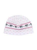 Chiara Ferragni Kids bonnet à mélange d'imprimés - Blanc - thumbnail