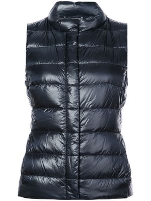 Herno zip quilted gilet - Bleu