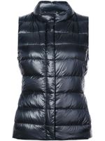 Herno zip quilted gilet - Bleu