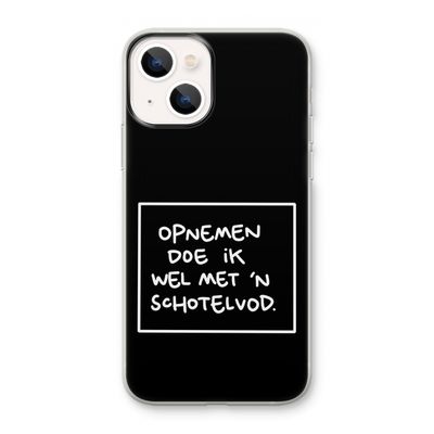 Schotelvod: iPhone 13 mini Transparant Hoesje