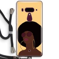 Golden hour: HTC U12+ Transparant Hoesje met koord