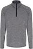 TriDry TR110 Men´s Long Sleeve Performance ¼ Zip - Black Melange/Black - M