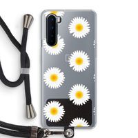 Margrietjes: OnePlus Nord Transparant Hoesje met koord