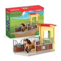 SCHLEICH - Box met IJslandse pony - Educatieve boerderijuitbreiding - 42609 - Farm World Range