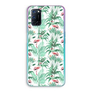 Flamingo bladeren: Oppo A52 Transparant Hoesje