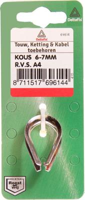 Kous 6-7mm rvs - Deltafix