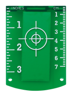 SOLA Doelplaatje groen voor laser ZLM-G magnetisch, afmeting 69x98mm - 71126301