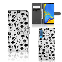Telefoonhoesje met Naam Samsung Galaxy A7 (2018) Silver Punk