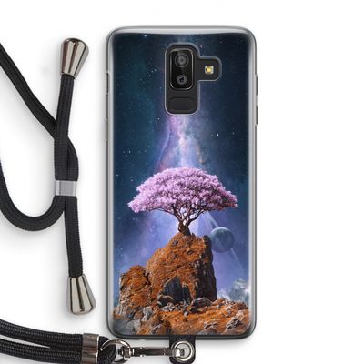 Ambition: Samsung Galaxy J8 (2018) Transparant Hoesje met koord