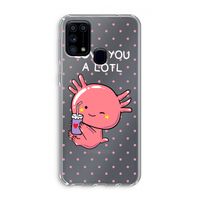 Love You A Lotl: Samsung Galaxy M31 Transparant Hoesje
