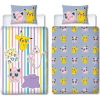 Dekbedovertrek set Pokémon 25 x 4 x 30 cm Multicolour Bed van 140 2 Onderdelen Dekbedovertrek set Pokémon 25 x 4 x 30 cm Multicolour Bed van 140 2 Onderdelen