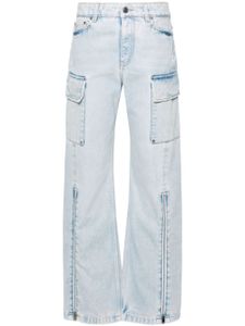 Stella McCartney jean ample à poches cargo - Bleu