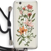 Hello bloemen: Huawei Ascend P10 Lite Transparant Hoesje met koord