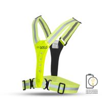 Outwet Gato safer sport vest led usb neongeel one size