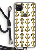 Musketon Anchor: Pixel 4a Transparant Hoesje met koord