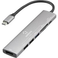 Renkforce RF-DKS-907 USB-C dockingstation Geschikt voor merk (dockingstation): Universeel USB-C Power Delivery, Geïntegreerde kaartlezer