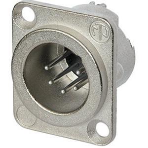 Neutrik NC5MD-LX XLR-connector Flensstekker, contacten recht Aantal polen: 5 Zilver 1 stuk(s)