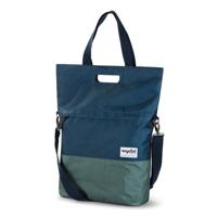 UrbanProof Urban Proof fietsshopper blauw-groen 20L - thumbnail