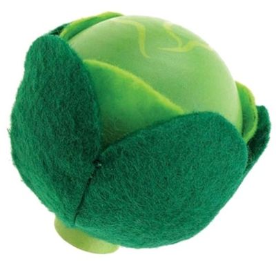 Mamamemo krop sla hout 5,5 cm groen Mamamemo krop sla hout 5,5 cm groen