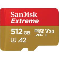 SanDisk Extreme 512 GB MicroSDHC UHS-I Klasse 10 - thumbnail