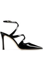 Jimmy Choo escarpins Azia 95 mm en cuir verni - Noir