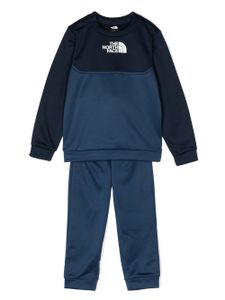 The North Face Kids survêtement à logo imprimé - Bleu