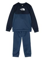 The North Face Kids survêtement à logo imprimé - Bleu