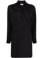 Zadig&Voltaire robe en soie à imprimé étoiles - Noir