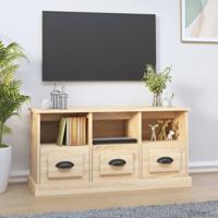 Tv-meubel 100x35x50 cm bewerkt hout sonoma eikenkleurig