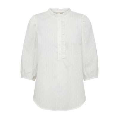 FreeQuent - Wit | Dames | Blouse | Wit | XXL | regular | Kamst mode