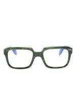 Cutler & Gross lunettes de vue bicolores à monture carrée - Bleu