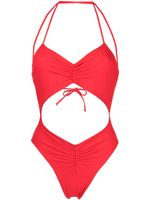 Sian Swimwear maillot de bain Carlotta à découpe - Rouge - thumbnail