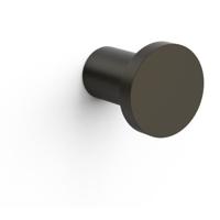 Handdoek haak Banyo | Wandmontage | 3 cm | Enkel haaks | Zwart brons