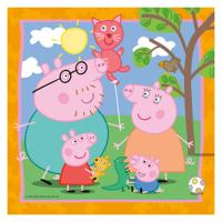 Ravensburger familie en vrienden van peppa pig legpuzzel, 3x49st.