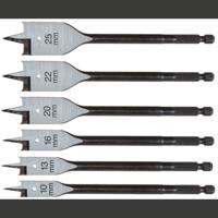C.K T2942P Hout-freesboorset 10 mm, 13 mm, 16 mm, 20 mm, 22 mm, 25 mm 1/4 (6.3 mm) 1 set(s)