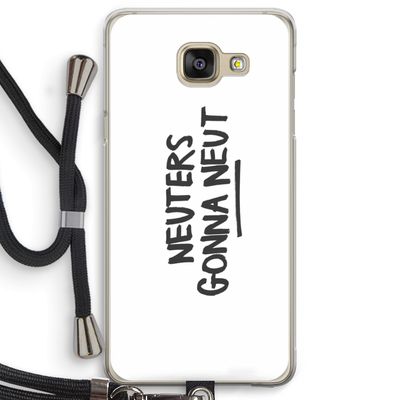 Neuters: Samsung Galaxy A5 (2016) Transparant Hoesje met koord