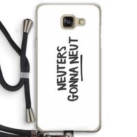 Neuters: Samsung Galaxy A5 (2016) Transparant Hoesje met koord
