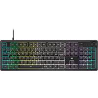 Bedraad gamingtoetsenbord met membraan - CORSAIR - K55 CORE RGB - 10-zone RGB-achtergrondverlichting - Grijs - Stil en responsief - thumbnail
