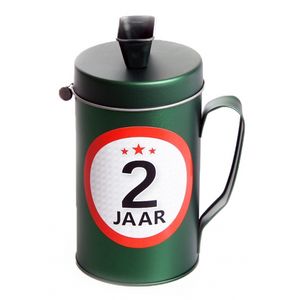 2 jaar kado spaarpot/ collectebus   -