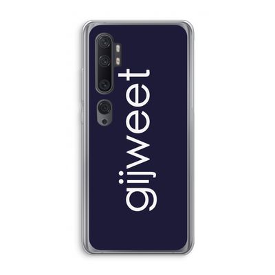 Gijweet: Xiaomi Mi Note 10 Pro Transparant Hoesje