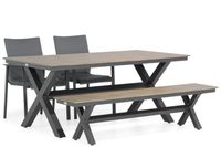 Lifestyle Rome/Forest 180 cm dining tuinset 4-delig - thumbnail