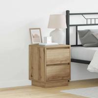 Nachtkastje met Artisan Eiken 39 x 34.5 x 50 cm Bewerkt hout