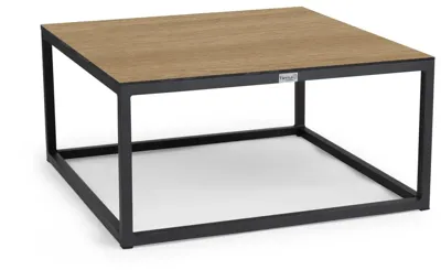 Tierra Outdoor lounge tuintafel rio bergamo trespa 80x80x40cm charcoal