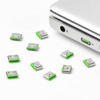 Smartkeeper CL04P1GN Sleutel voor USB-C-poort Set van 10 stuks Groen Zonder sleutel