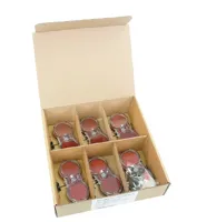 Busch & Muller Busch & müller dynamo tail light toplight flat plus (workshop packaging with 6 pieces) red/clear