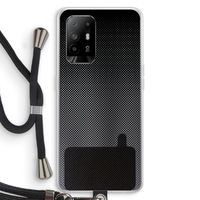 Musketon Halftone: Oppo A95 5G Transparant Hoesje met koord
